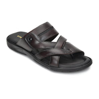 Title: Handmade Genuine Leather Slip-On Slippers