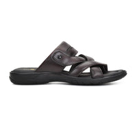 Title: Handmade Genuine Leather Slip-On Slippers