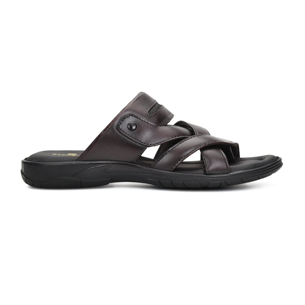 Title: Handmade Genuine Leather Slip-On Slippers