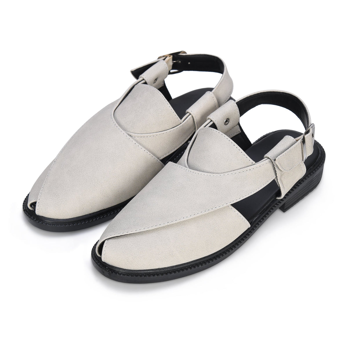 Suede Peshawari Closed-Toe Sandals Men