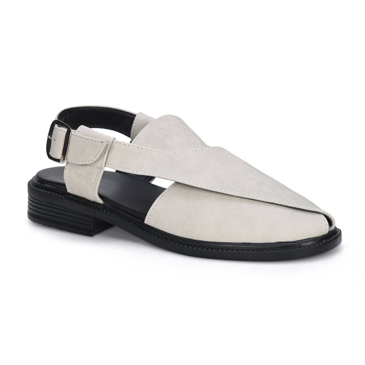 Suede Peshawari Closed-Toe Sandals Men