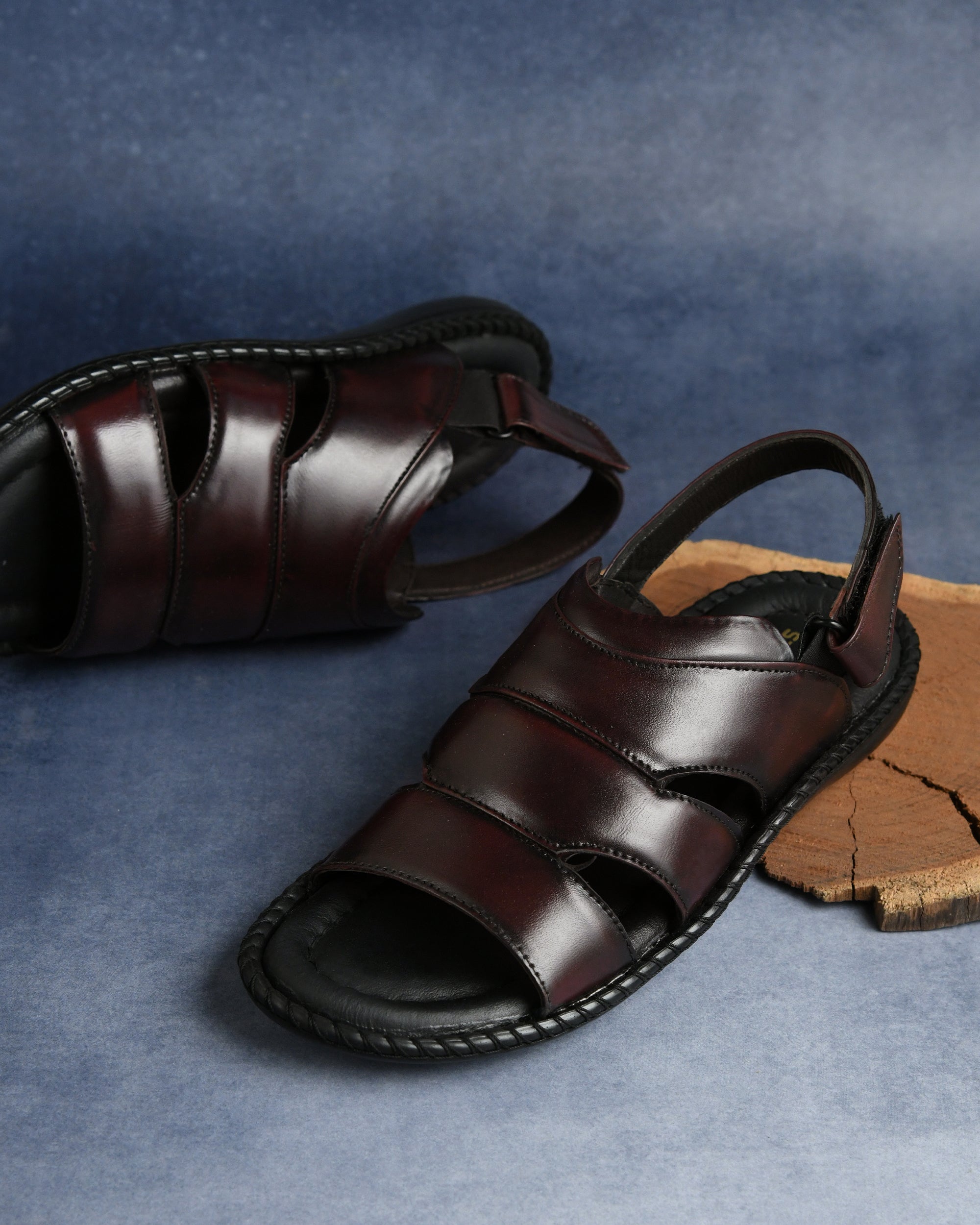 Handmade Leather Sandals with Adjustable Strap