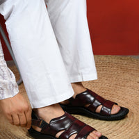 Handmade Leather Sandals with Adjustable Strap