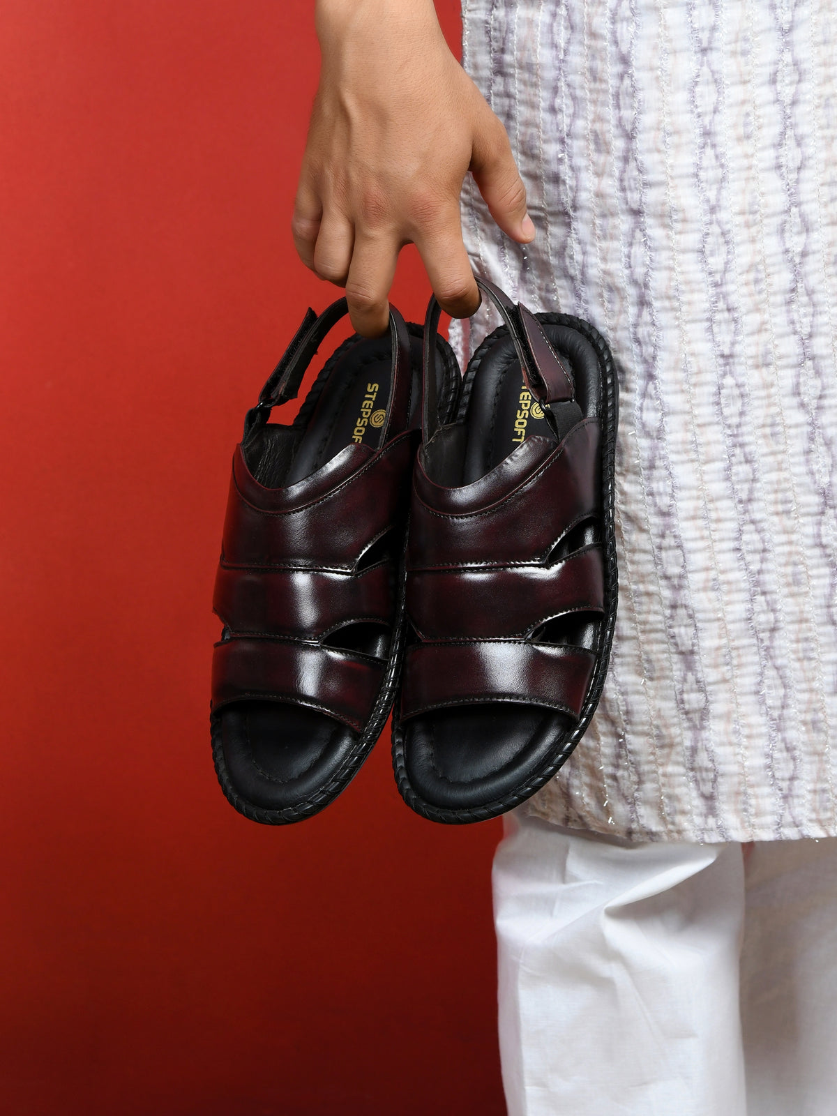 Handmade Leather Sandals with Adjustable Strap