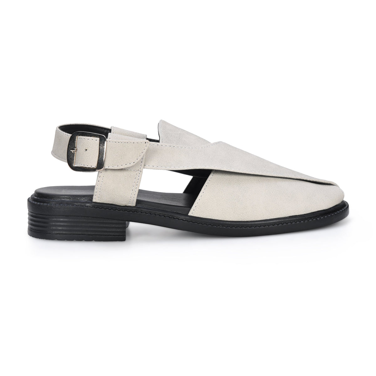 Suede Peshawari Closed-Toe Sandals Men