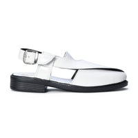 P4 Patent Finish Peshawari Sandals Men