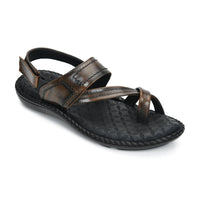 Side-Thumb Genuine Leather Sandals Men