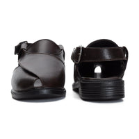 Peshawari Faux Leather Ethnic Sandals Men