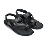 Side-Thumb Genuine Leather Sandals Men
