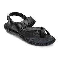 Side-Thumb Genuine Leather Sandals Men