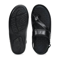Side-Thumb Genuine Leather Sandals Men