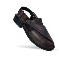 Peshawari Faux Leather Ethnic Sandals Men