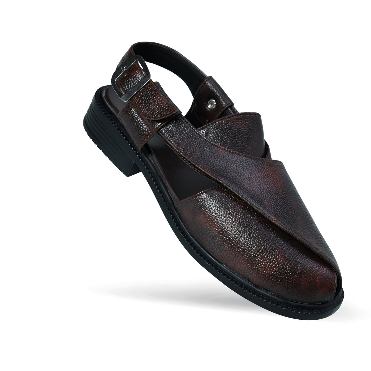 Peshawari Faux Leather Ethnic Sandals Men