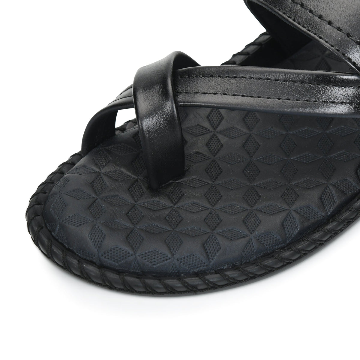 Side-Thumb Genuine Leather Sandals Men