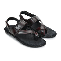 Side-Thumb Genuine Leather Sandals Men
