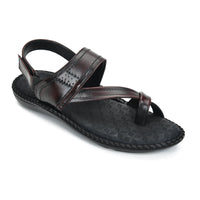 Side-Thumb Genuine Leather Sandals Men