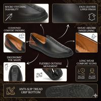 Breathable Faux Leather Mojari Jutti Men