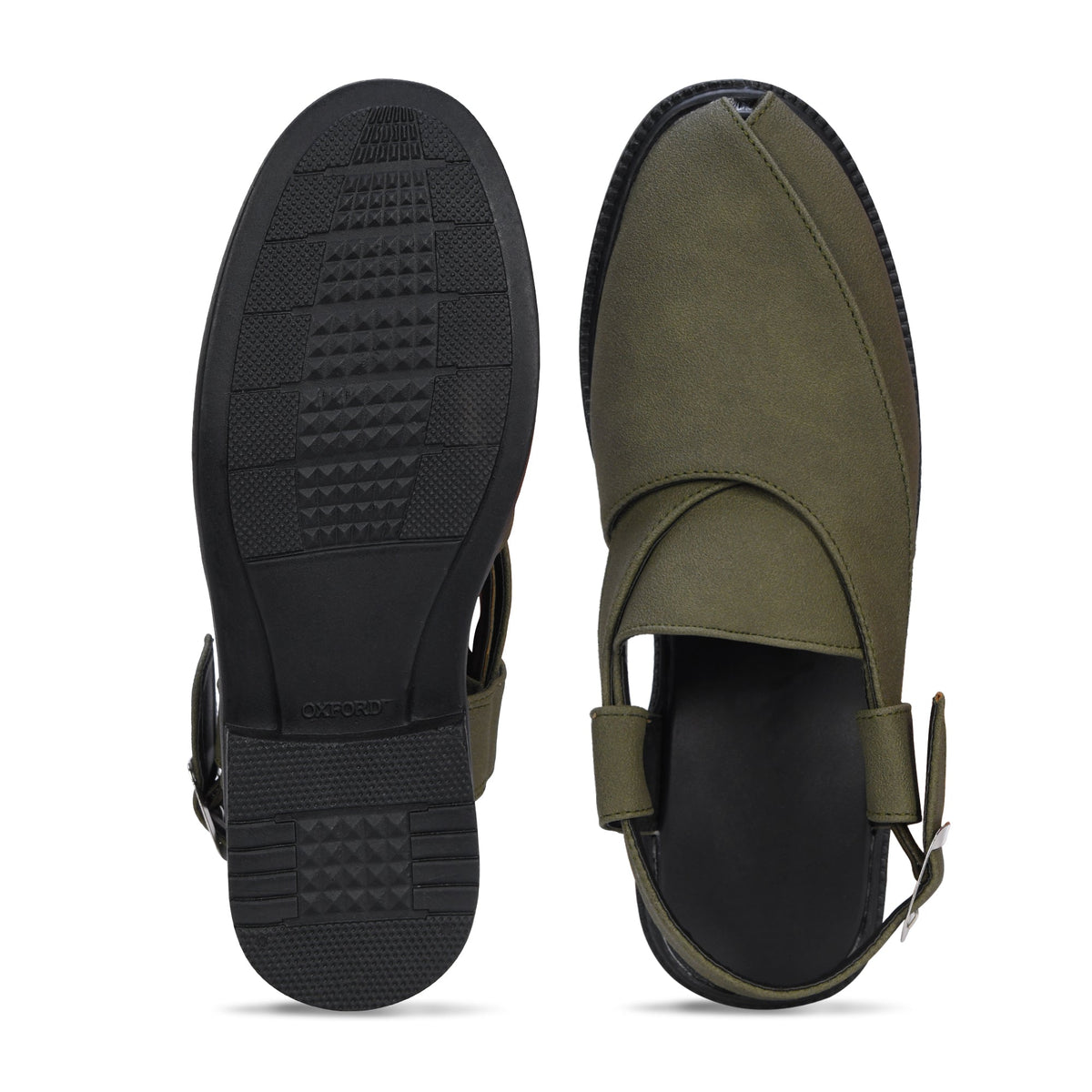 Suede Peshawari Closed-Toe Sandals Men