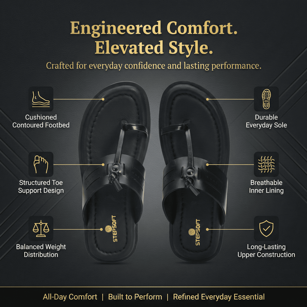 Signature Soft Leather Kolhapuri Slippers