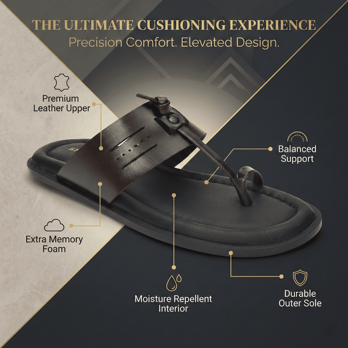 Signature Soft Leather Kolhapuri Slippers