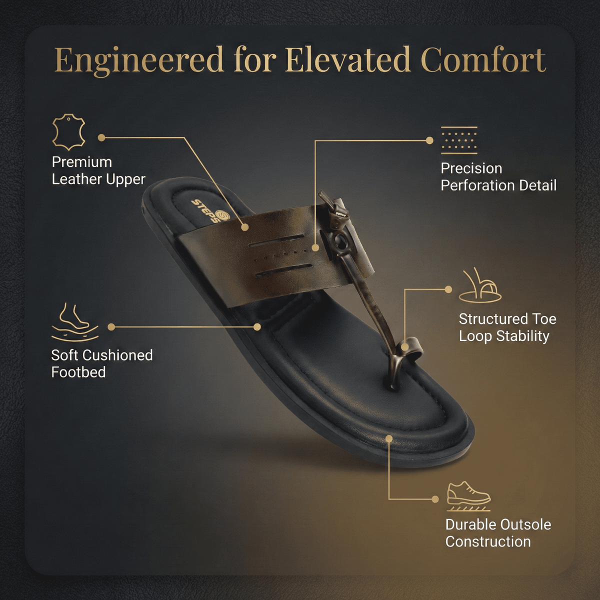 Signature Soft Leather Kolhapuri Slippers