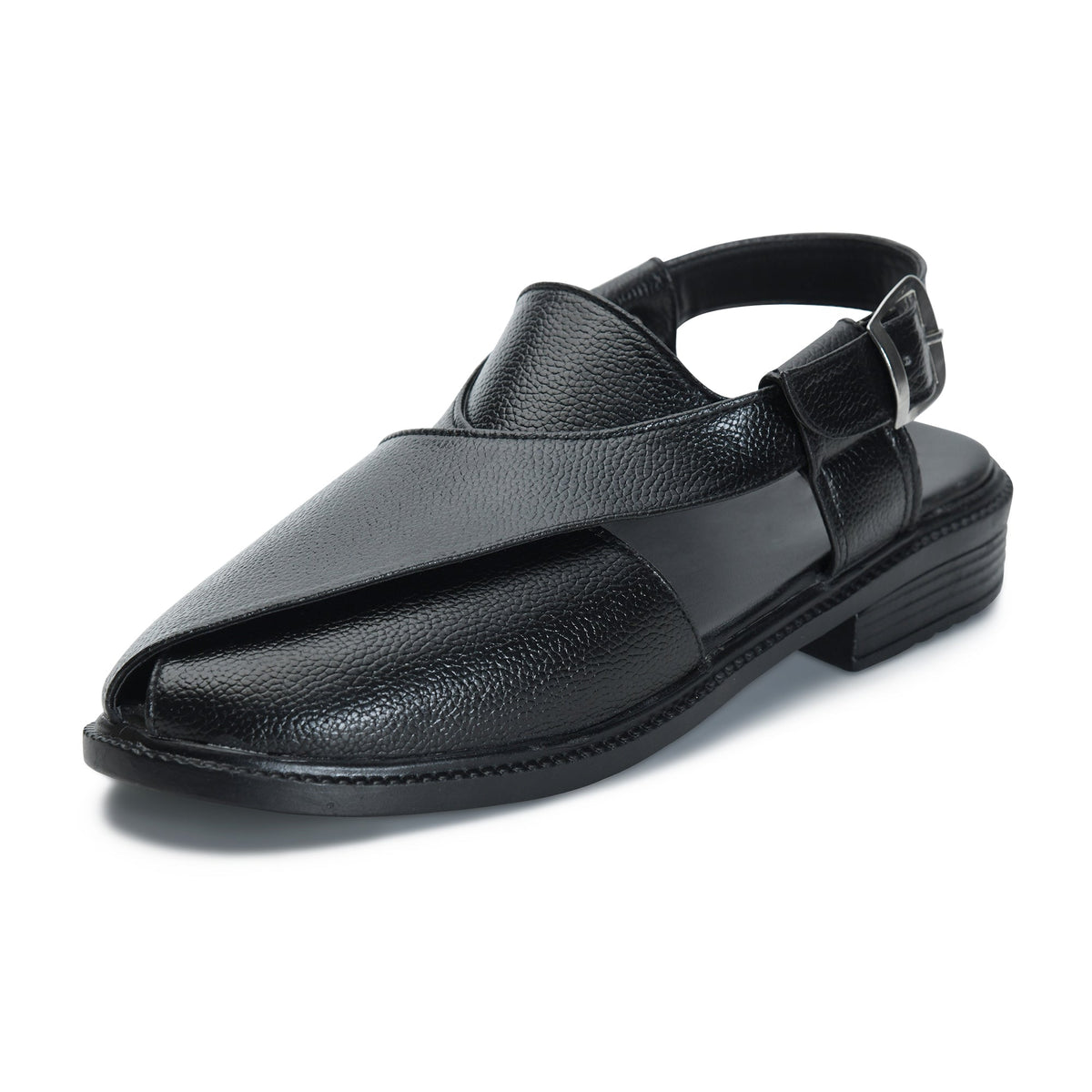 Peshawari Faux Leather Ethnic Sandals Men