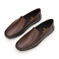 Faux Leather Cushioned Slip-On Loafers Men