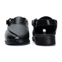 Peshawari Faux Leather Ethnic Sandals Men