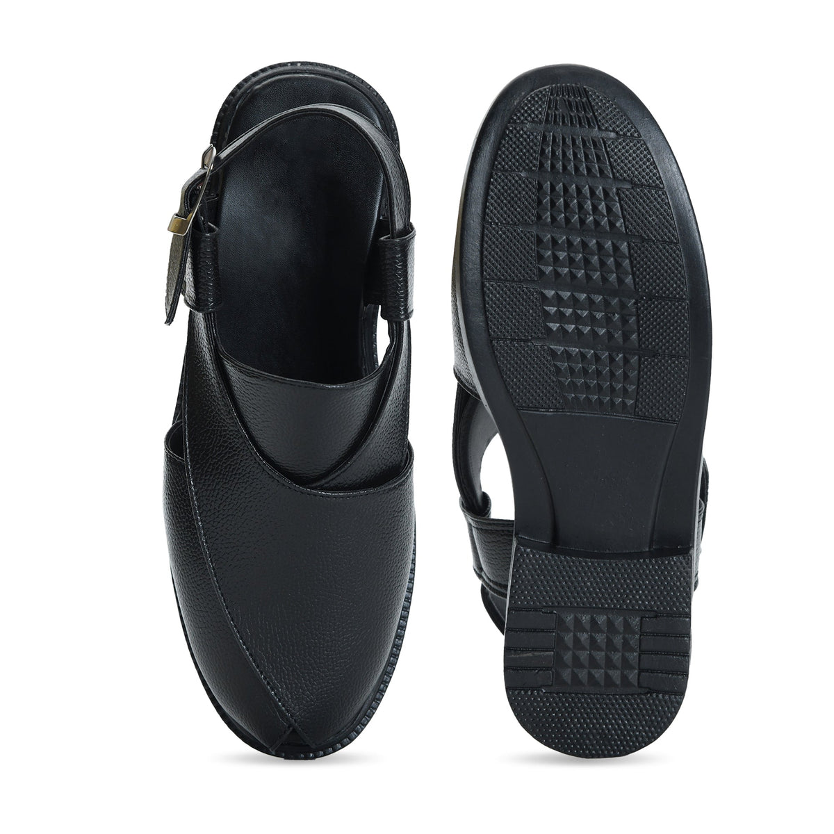Peshawari Faux Leather Ethnic Sandals Men