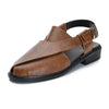 Peshawari Faux Leather Ethnic Sandals Men
