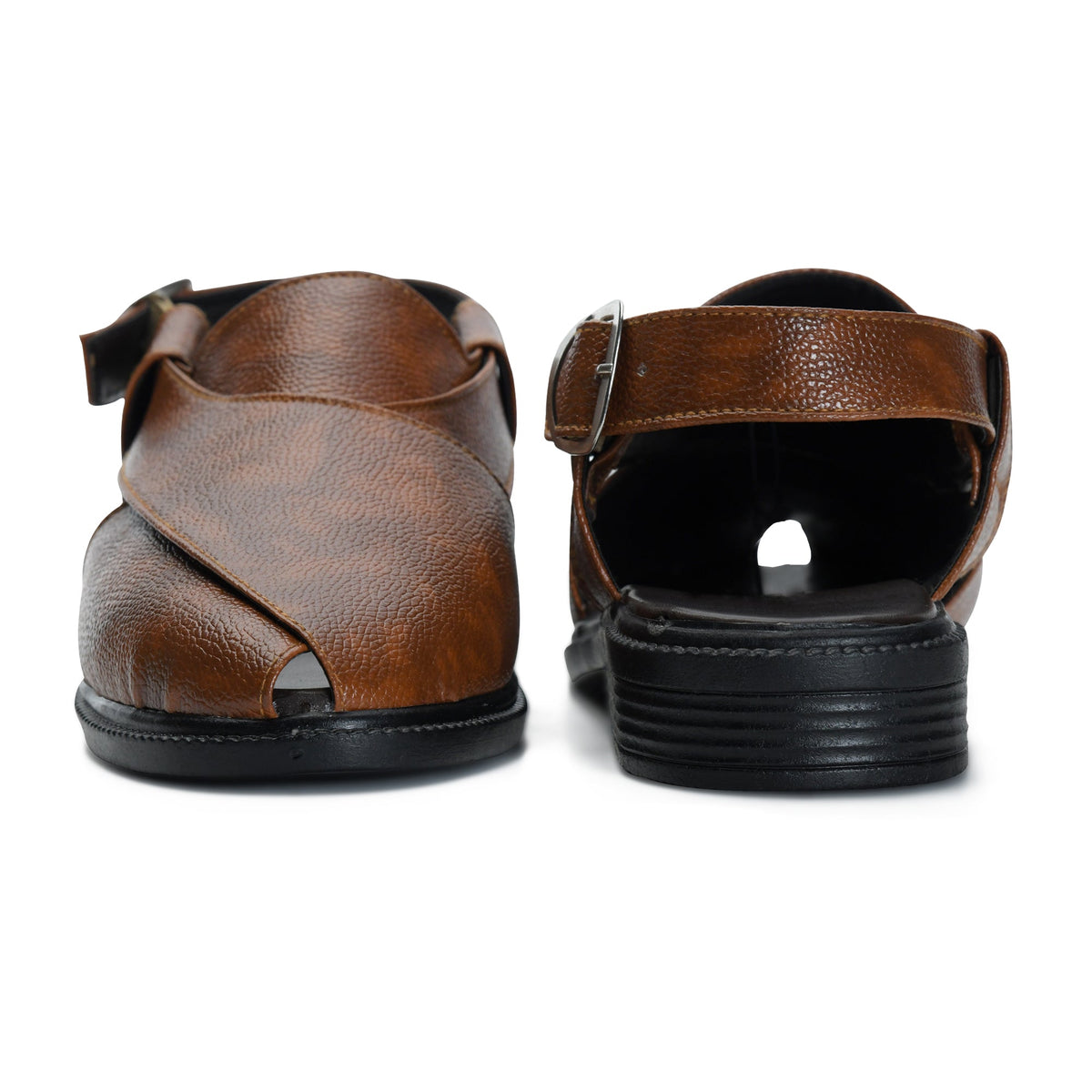Peshawari Faux Leather Ethnic Sandals Men