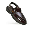 P4 Patent Finish Peshawari Sandals Men