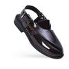 P4 Patent Finish Peshawari Sandals Men