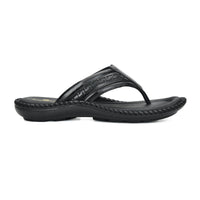 Handcrafted Leather V-Shape Slippers Men