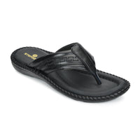 Handcrafted Leather V-Shape Slippers Men