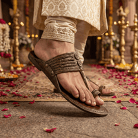 Handcrafted Pure Leather Kolhapuri Chappals