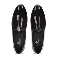 Patent Finish Ethnic Jutti Mojari Men