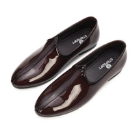 Patent Finish Ethnic Jutti Mojari Men