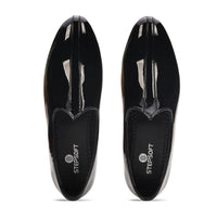 Patent Finish Ethnic Jutti Mojari Men