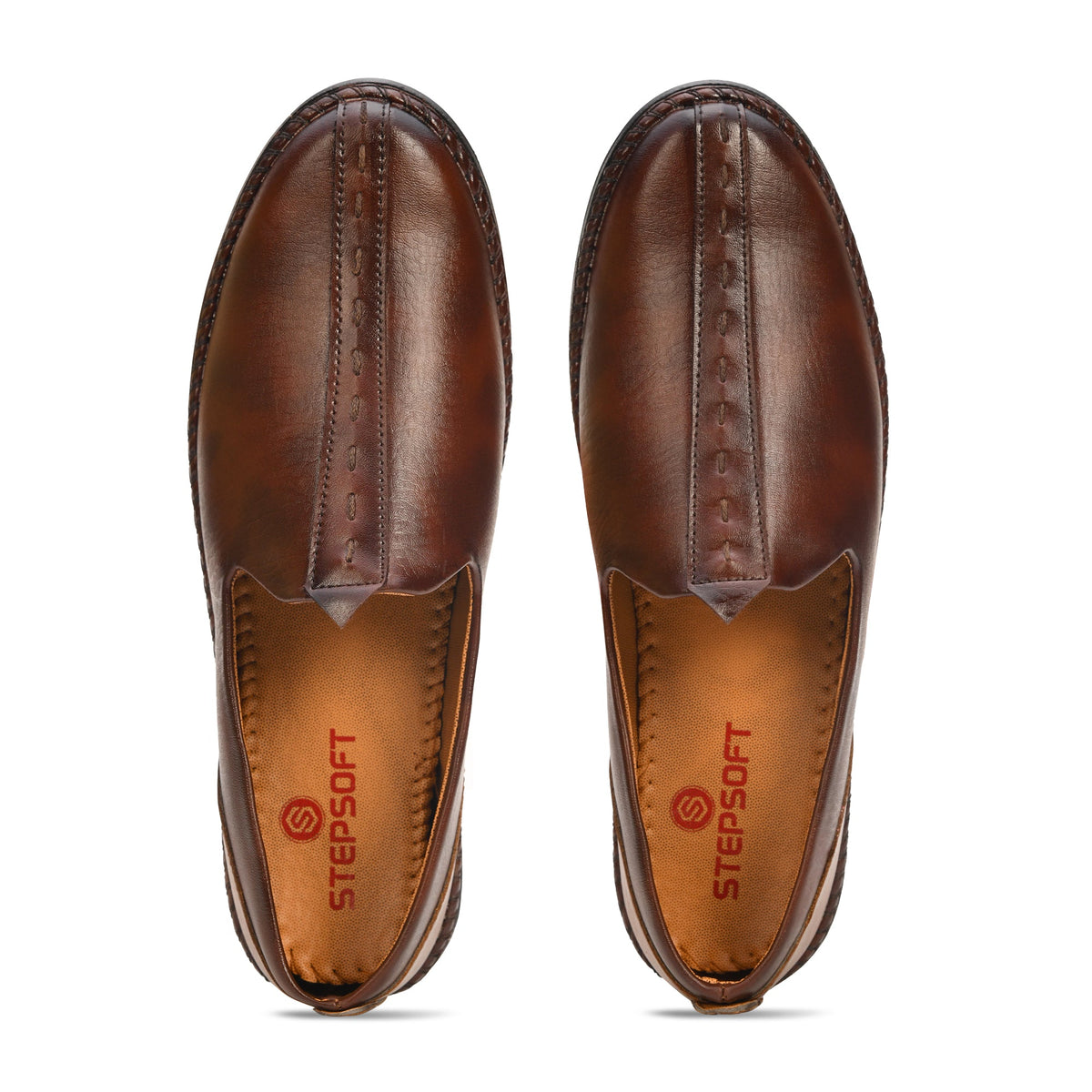 Breathable Faux Leather Mojari Jutti Men