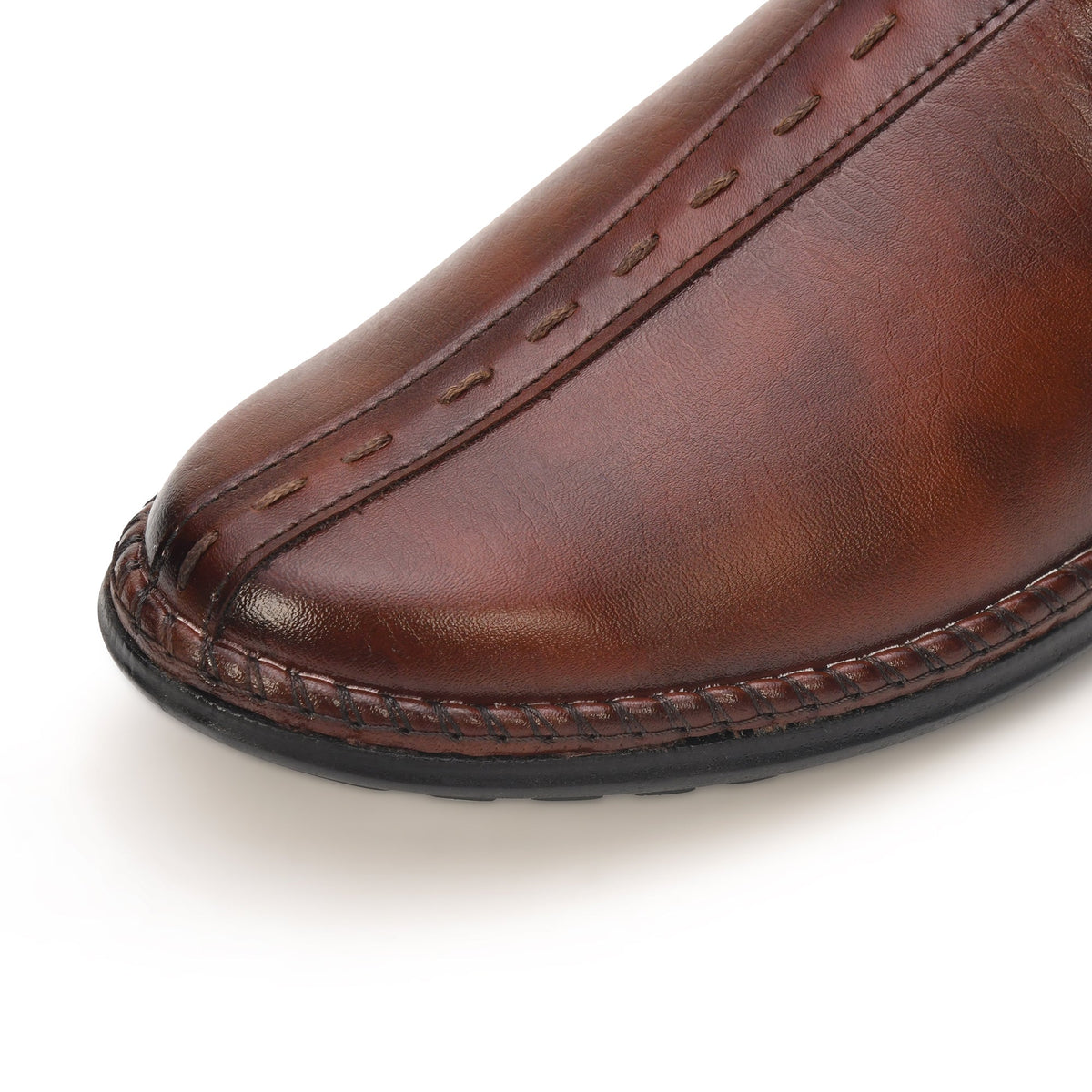 Breathable Faux Leather Mojari Jutti Men