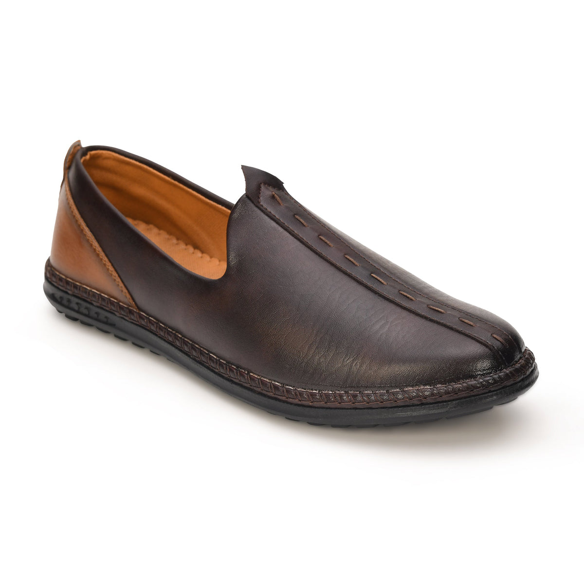 Breathable Faux Leather Mojari Jutti Men