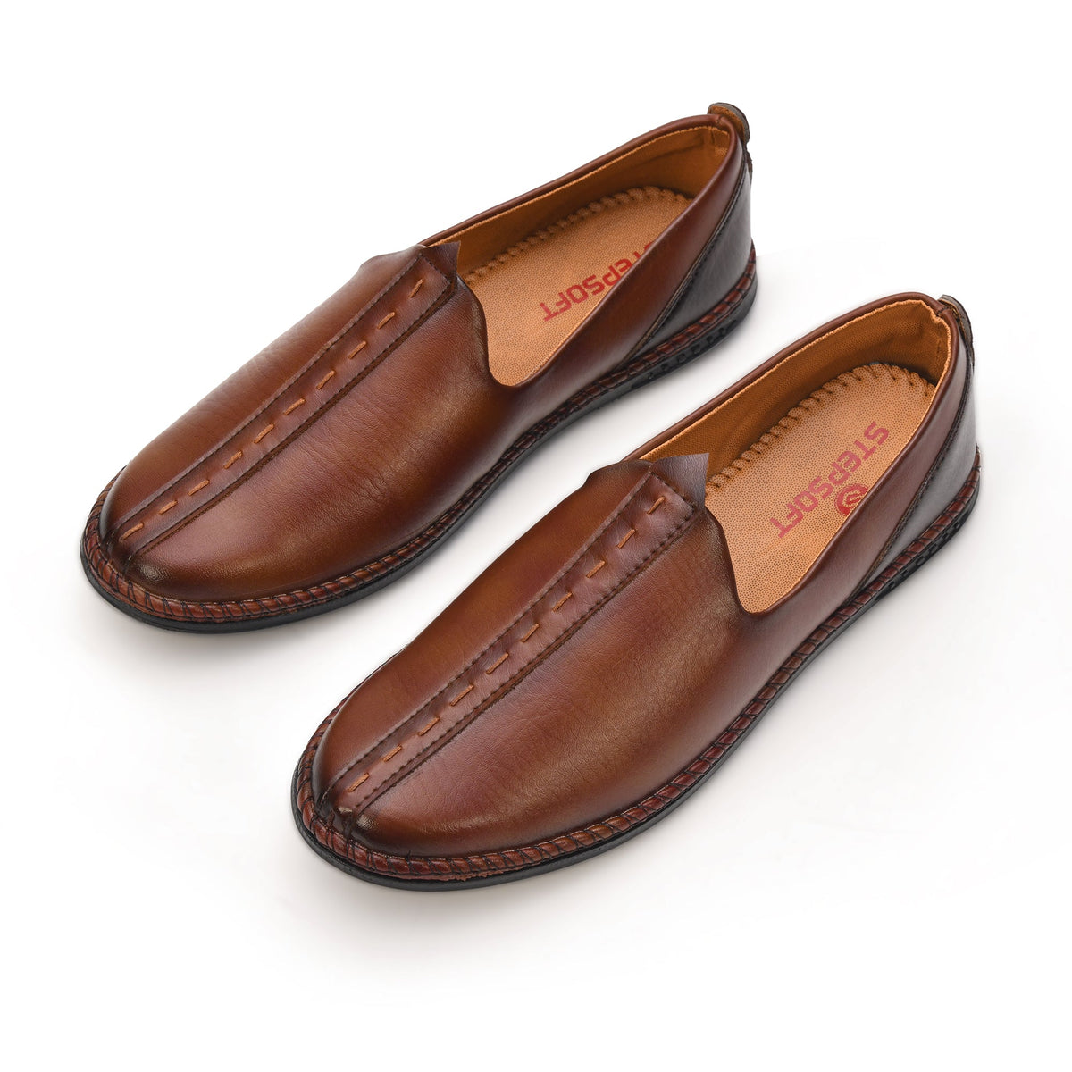 Breathable Faux Leather Mojari Jutti Men