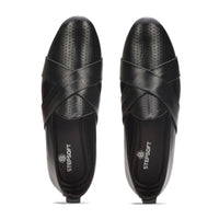 Criss-Cross Nagra Jutti Loafers for Men