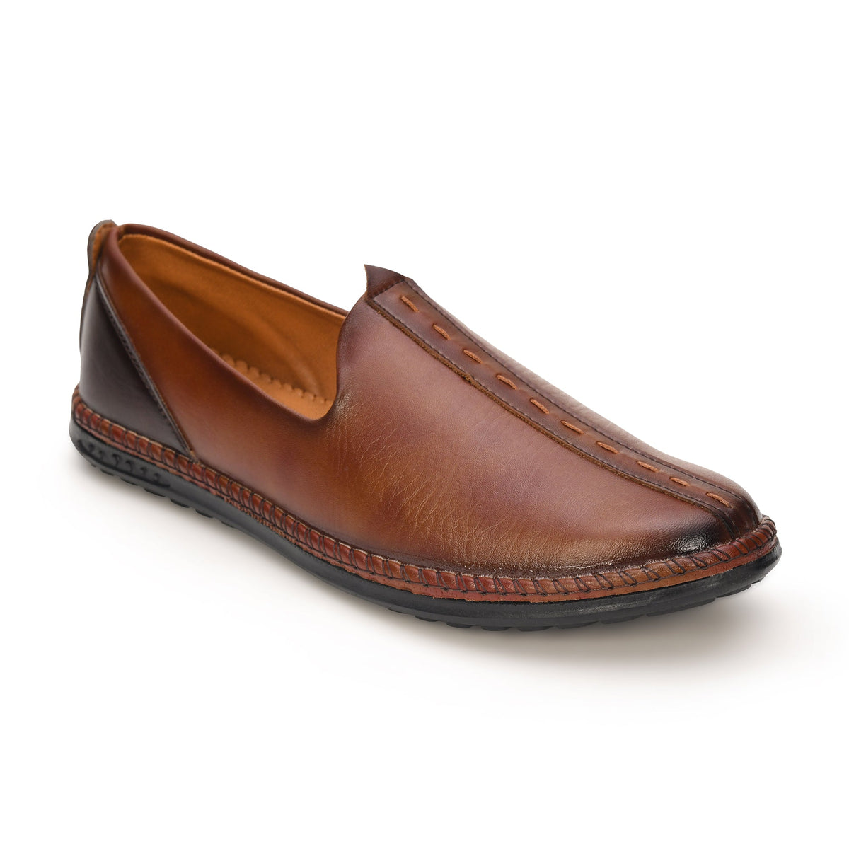 Breathable Faux Leather Mojari Jutti Men