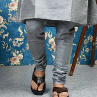 Leather V-Strap Cushioned Slippers for Men