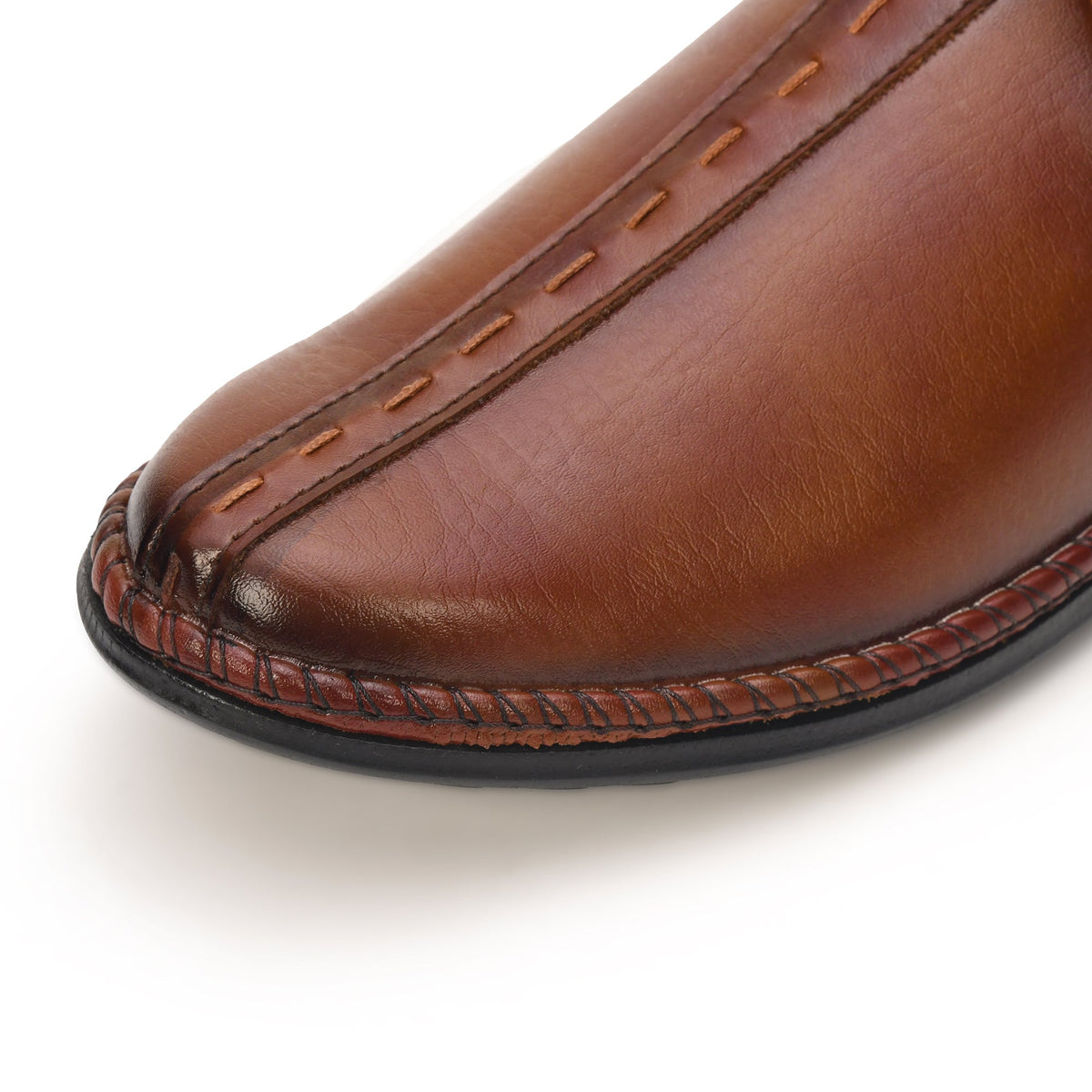 Breathable Faux Leather Mojari Jutti Men
