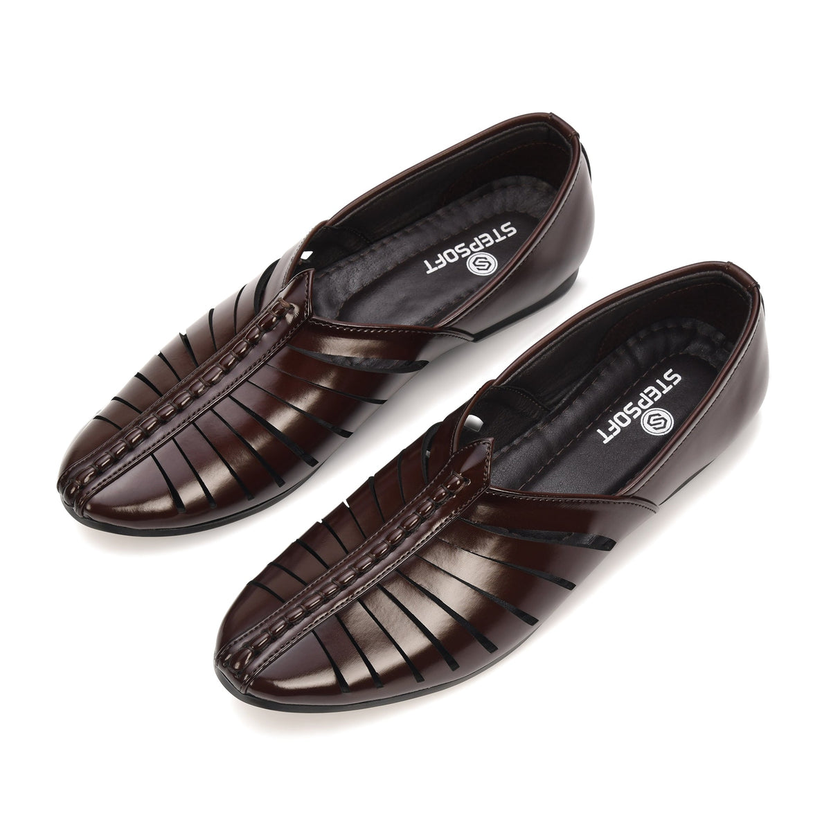 Laser-Cut Ethnic Jutti Mojari for Men