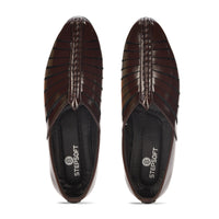 Laser-Cut Ethnic Jutti Mojari for Men