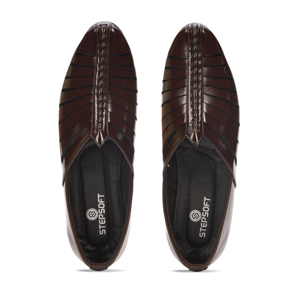 Laser-Cut Ethnic Jutti Mojari for Men
